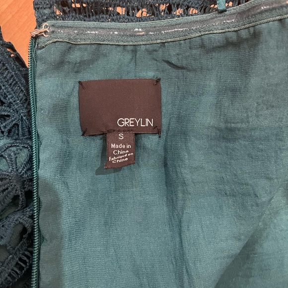 Greylin Lace Pattern Strapless Jumpsuit - Picture 4 of 5